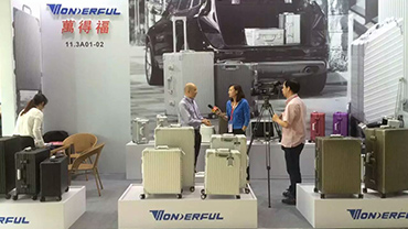 Wonderful Company participated in Guangzhou Pazhou Spring Fair - interviewed by Guangdong TV